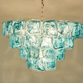 Lesli客厅设计师款 意式 Hugh 复古中古风艺术主灯餐厅卧室玻璃吊灯