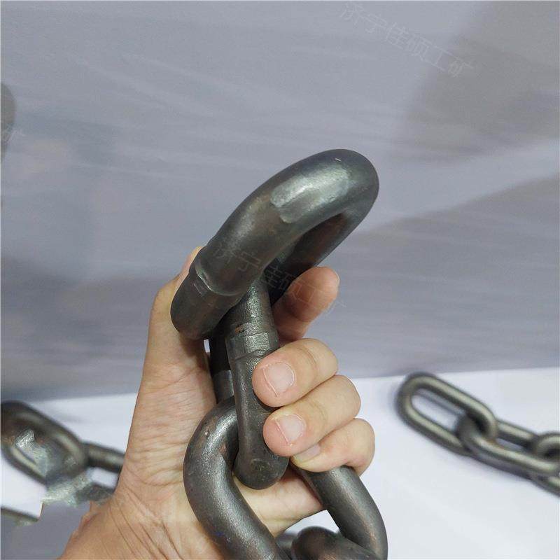 锻打三环圆 矿用圆环链条起重机吊装链条 淬火C级吊链