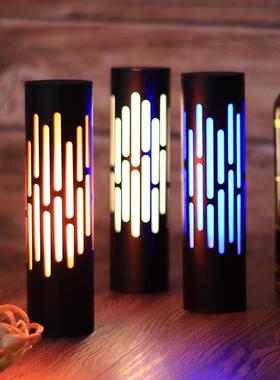 0ALED充电酒吧台灯复古户外餐厅KTV装饰清吧氛围灯桌面灯小夜灯桌