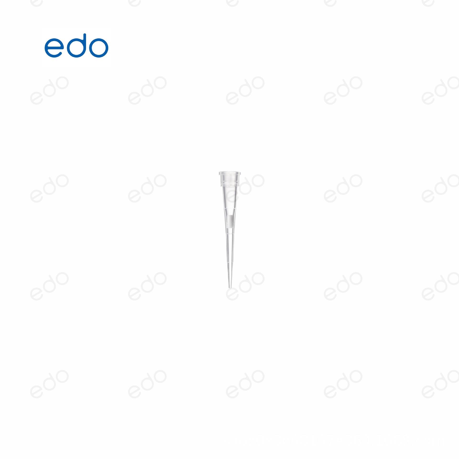 EDO 20µL黄色盒装无热源过滤tip头 实验室生物耗材滤芯 1350708