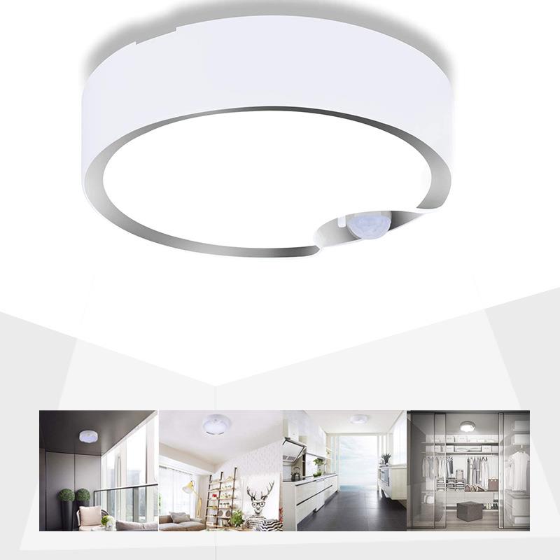 80LED人体感应吸顶灯智能家居顶灯客厅走廊卧室室内夜灯智能夜灯