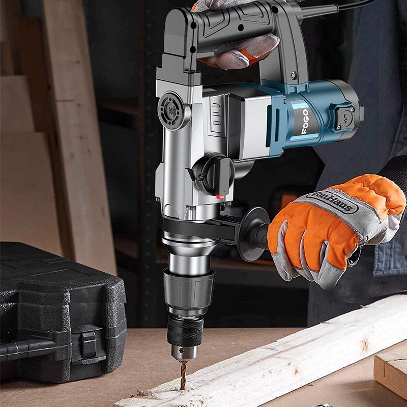 富格电锤电镐电钻多功能大功率冲击钻两用工业混凝土家用电动工具