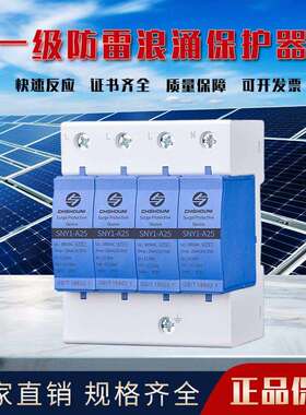 T1浪涌保护器10/350us三相避雷器limp 一级防雷器 试验迷你型浪涌