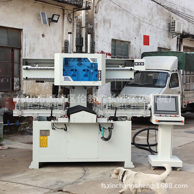 MSK1500-8全自动数控多轴榫槽机铣槽机设备可定 制铣槽钻孔木塑加
