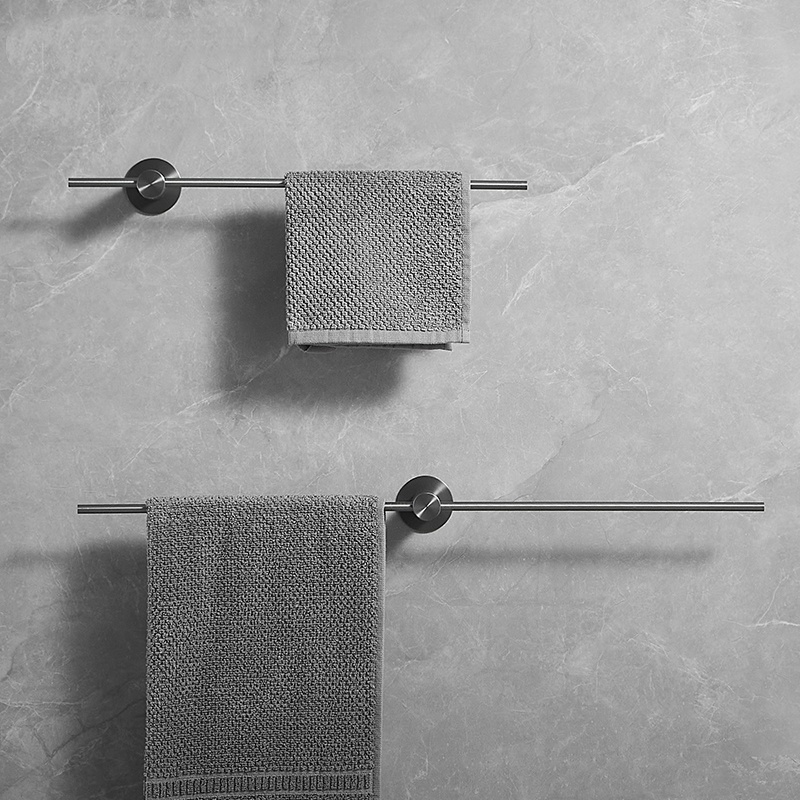 304不锈钢免打孔毛巾架浴室鞋架