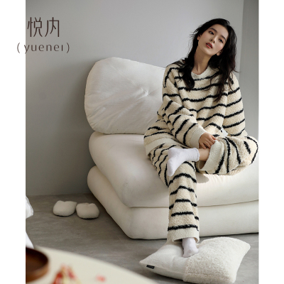 悦内女士半边绒睡衣【商场同款】