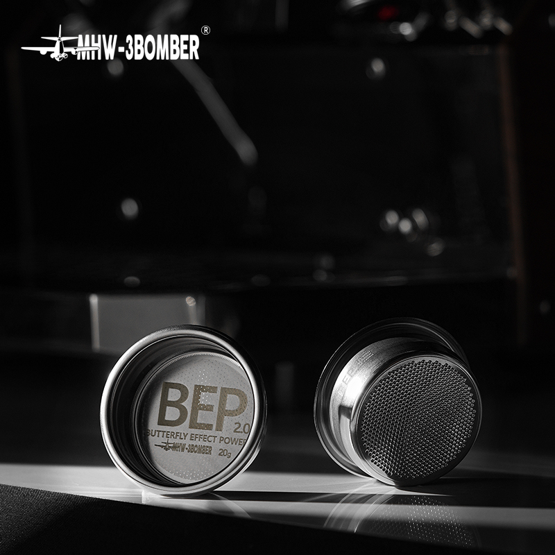 MHW-3BOMBER轰炸机BEP蝴蝶粉碗 双层精密粉碗58mm意式咖啡手柄