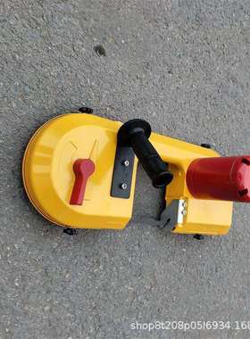 FDJ-230风动切割锯无火花带式锯矿用气动锯轨机风动带式锯