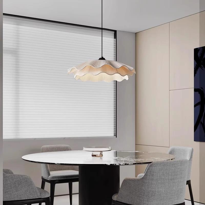 法式全铜主卧室客厅餐厅吊灯吸顶灯设计师简约奶油风创意吧台灯