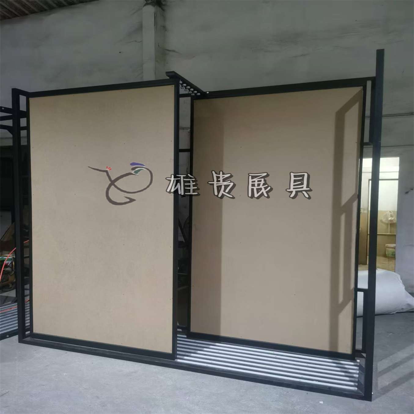 鑫烽瓷砖展架 木地板样品展示架 石材涂料建材架子推拉柜