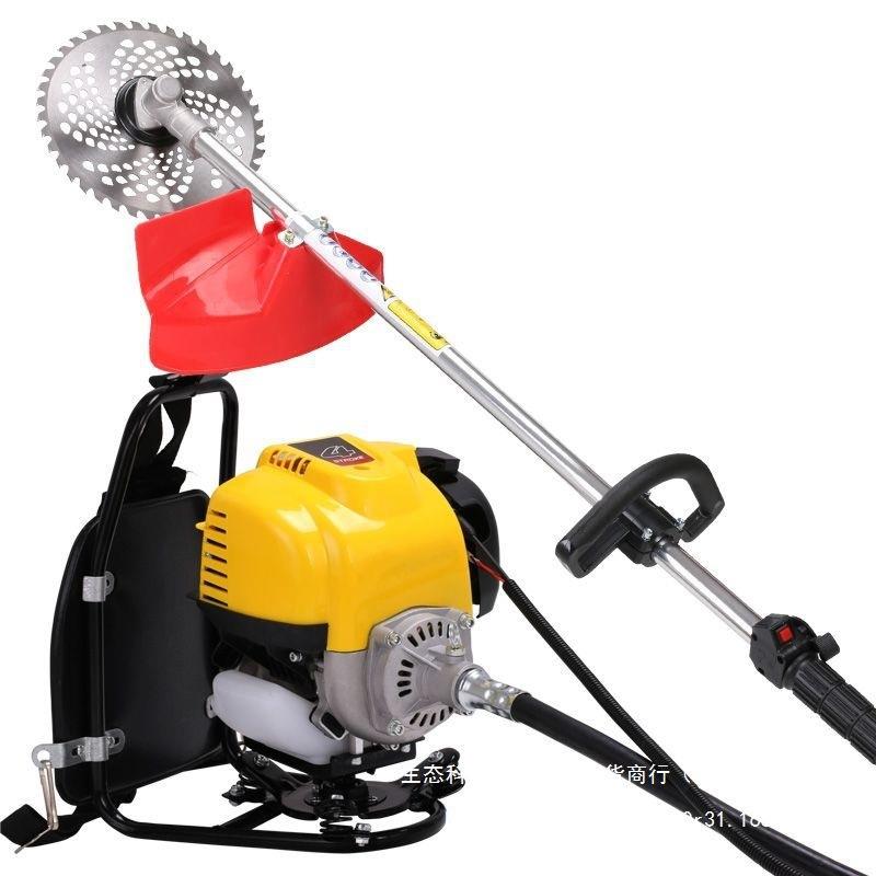 四冲程割草机汽油机背负式园林除草机割灌打草机割稻开荒松土锄草
