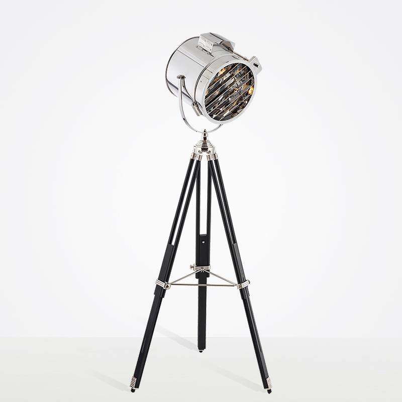 北欧复古工业风摄影棚设计师创意个性艺术客厅样板间三脚架落地灯