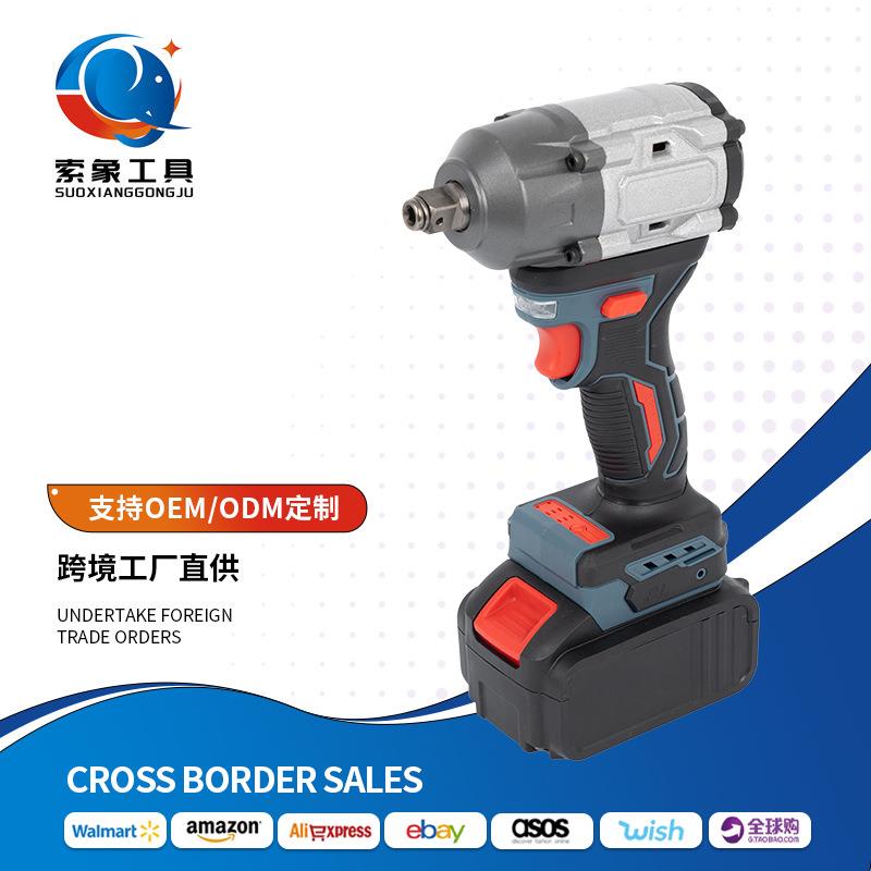 370N大扭力无刷扳手外贸多功能锂电扳手大功率电动扳手风炮起子机