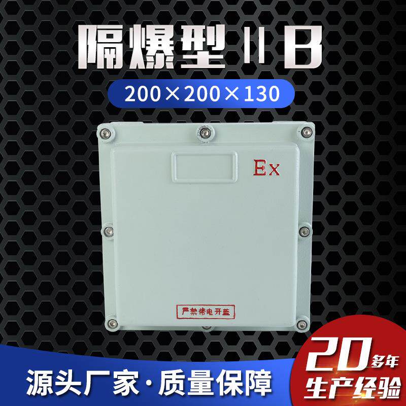 隔爆型ⅡB 200×200×130防爆接线箱 防爆断路器 防爆配