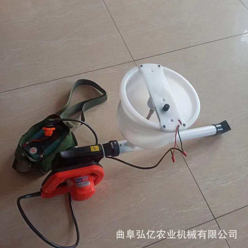 汽油手提果园杀虫喷粉机养蚕电动撒石灰粉消毒机无极调速弥粉机