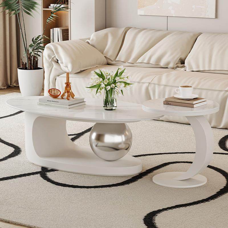 奶油风茶几意式极简网红椭圆岩板组合边几客厅家用小户型创意茶台,农机/农具/农膜,播种栽苗器/地膜机,淘宝优惠券,粉丝福利购,淘宝优惠卷