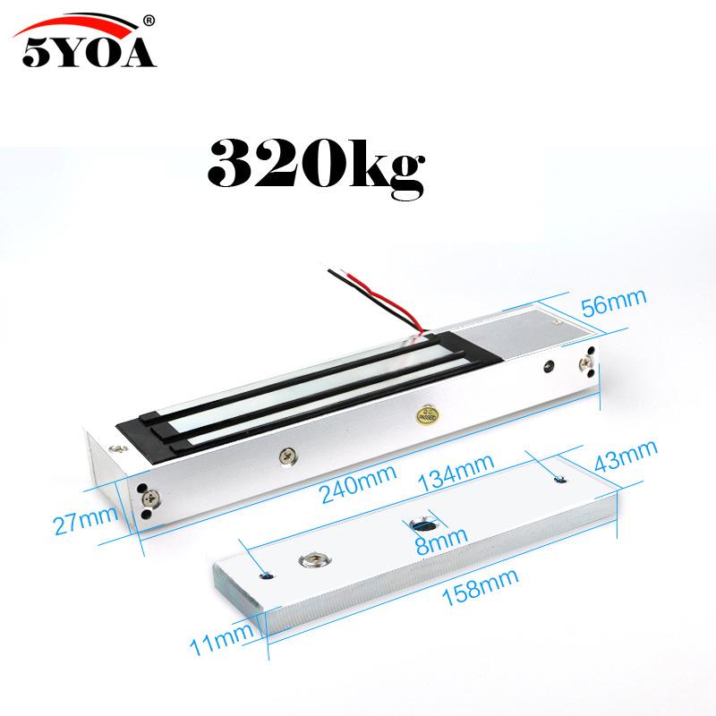 磁力锁 320kg 电磁锁 320公斤 门禁锁 磁锁 电子锁吸力锁