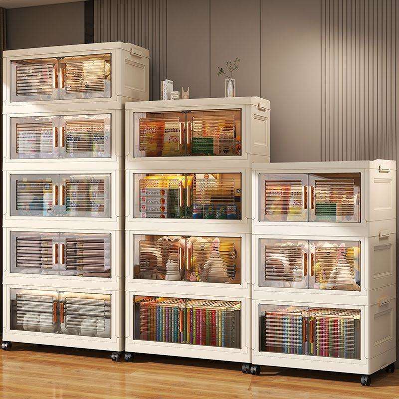 免安装收纳柜置物柜子宝宝衣柜家用卧室儿童衣服储物柜多层玩具柜