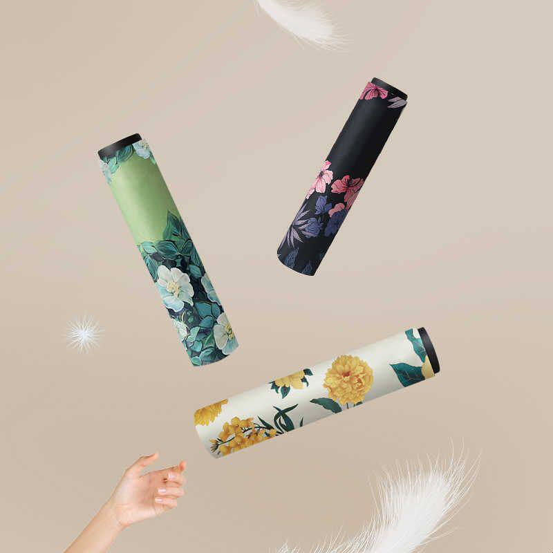 太阳伞女防晒防紫外线伞小巧便携遮阳伞超轻羽毛伞折叠伞迷你雨伞