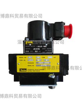 801234-AAA-NR 36V 60MA BD15-10GPM派克液压阀电液伺服阀现货