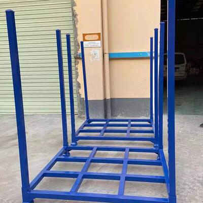 插管式堆高架仓库物流堆货架库房插接式堆垛架仓库可叠加堆垛架
