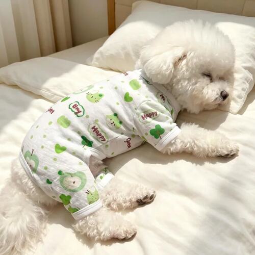 狗狗衣服小型犬夏季薄款四脚背心防晒透气凉凉衣猫狗通用宠物服装