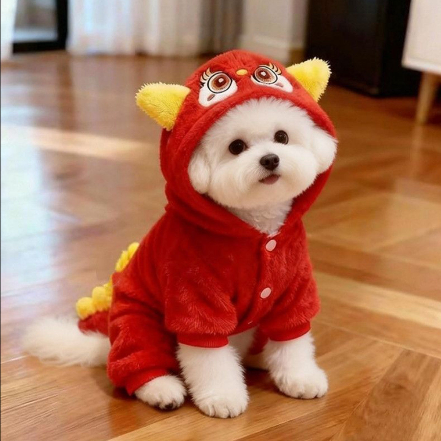 狗狗衣服秋冬款新年四脚衣保暖可爱卡通红色连帽泰迪比熊宠物服装,宠物/宠物食品及用品,狗宠物服装/雨衣,淘宝优惠券,粉丝福利购,淘宝优惠卷