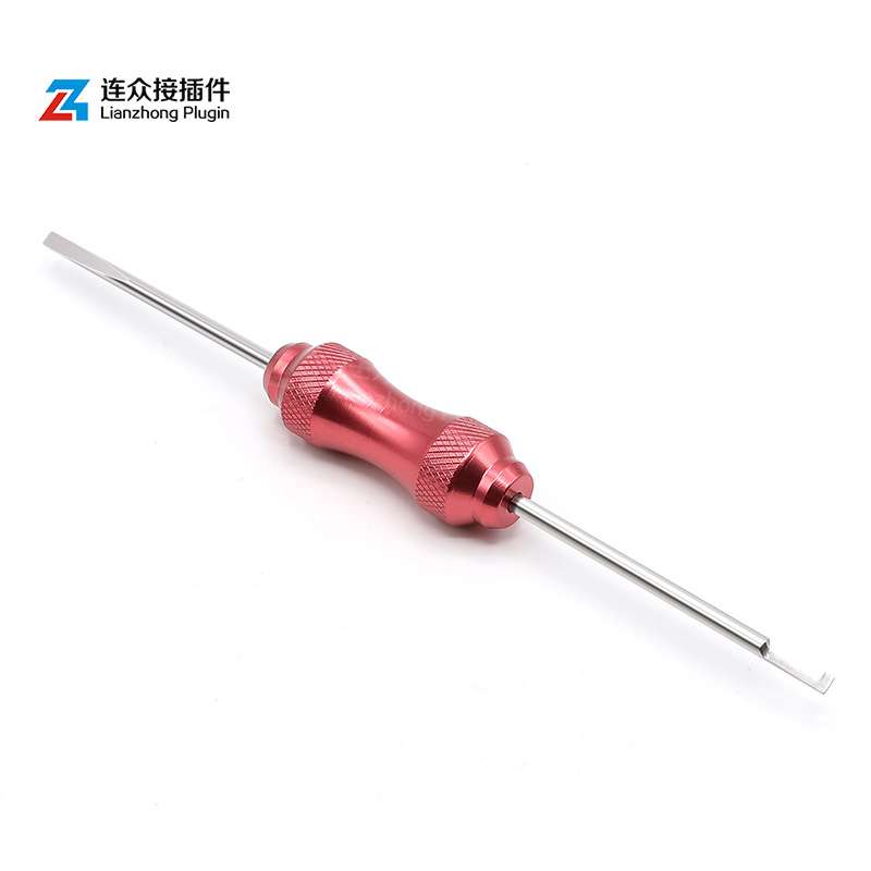 DT04-3P 德驰DT公母连接器退针器 端子取针工具 楔形锁卡子剥除片