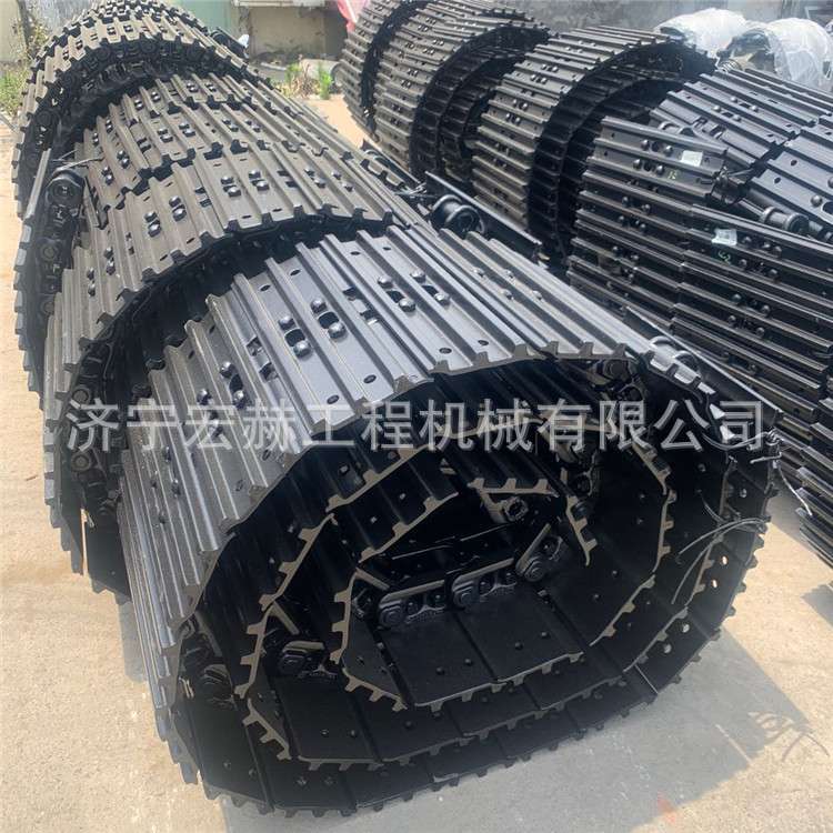 PC200-8 PC210-8 挖掘机链条 链板 履带板总成 驱动齿 引导轮