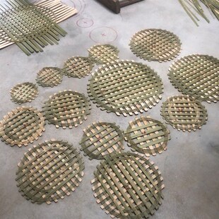 极速井字型纯手工l编制的竹蒸架蒸馒头蒸菜蒸包子笼屉编织拼接商