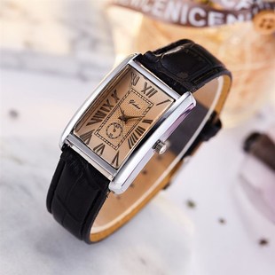 watch couple RomFan numerals style 极速Fashion simple square