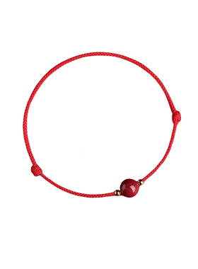 极速朱砂好运珠红绳脚炼女本命年z平安手錬简约手錬ins小众设计学