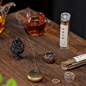 新品 鹅梨帐中香祥云m香安神香薰檀香熏香沉香盘香家用室内持久香