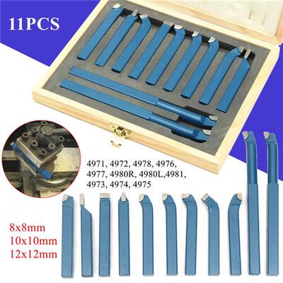 极速11Pcs/Set iP30 8/10/12mm Carbide Tip Cutting Turning Bor