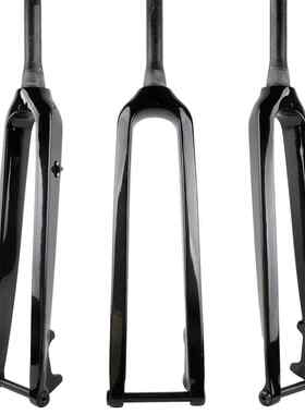 极速全碳纤维山地自行车前叉硬叉桶轴15mmM山地叉筒轴叉直管锥管