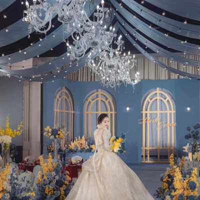新品厂销婚庆纱幔吊顶弹力布韩式婚E礼堂舞台吊顶装饰布幔酒店顶