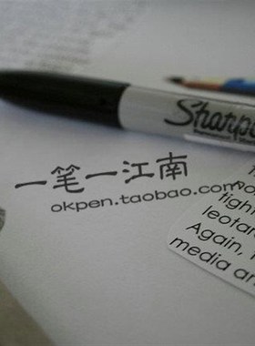 极速shanpie TWIN TIP FINE ULTRA FINE三O福双头记号笔 红色3200