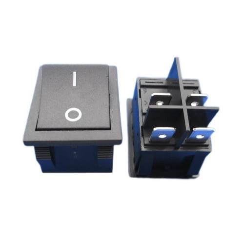 大电流直流50A船型开关12V24V36V48V自复位4脚电源开关耐高温40A