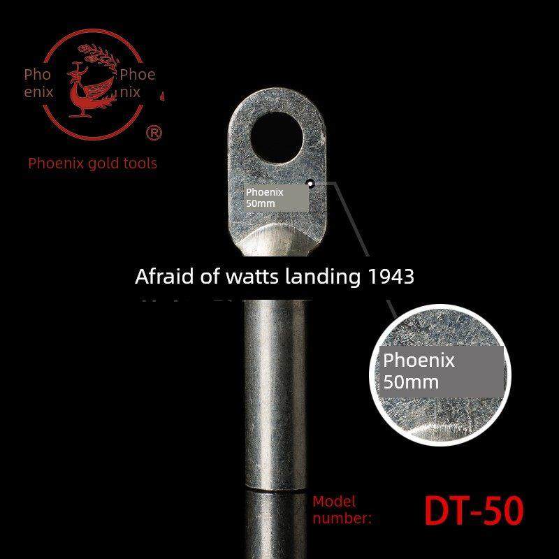 正品凤凰 镀锡堵油式铜接头 DT-50MM2铜鼻子 接线端子 B级 一祇价,3C数码配件,USB多功能数码宝,淘宝优惠券,粉丝福利购,淘宝优惠卷