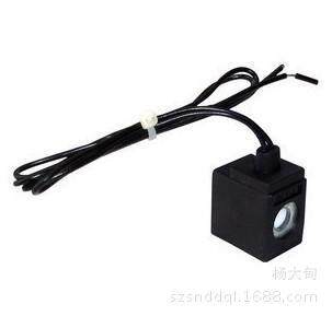 电磁阀线圈4V110 AIRTAC AC220V DC24 12 110 36 带线内孔7MM 8MM