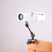 投影仪支架桌面床头沙发免打孔夹式 4螺丝孔投影仪 壁挂支架英制1