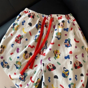 纯棉磨毛睡裤2025春秋冬季新款可外穿全棉亲肤柔软长裤遛弯家居裤