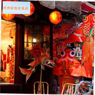 筝纸鸢装饰品f中式2025款新年春节氛围感店铺幼儿园布置拍照道具,