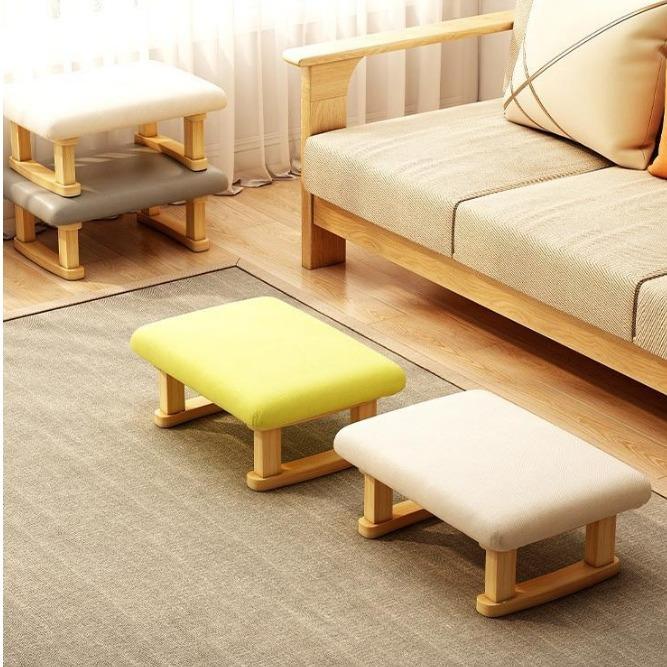 实木脚踏凳小凳子家用沙发矮凳子踩脚凳客厅放腿脚蹬桌下