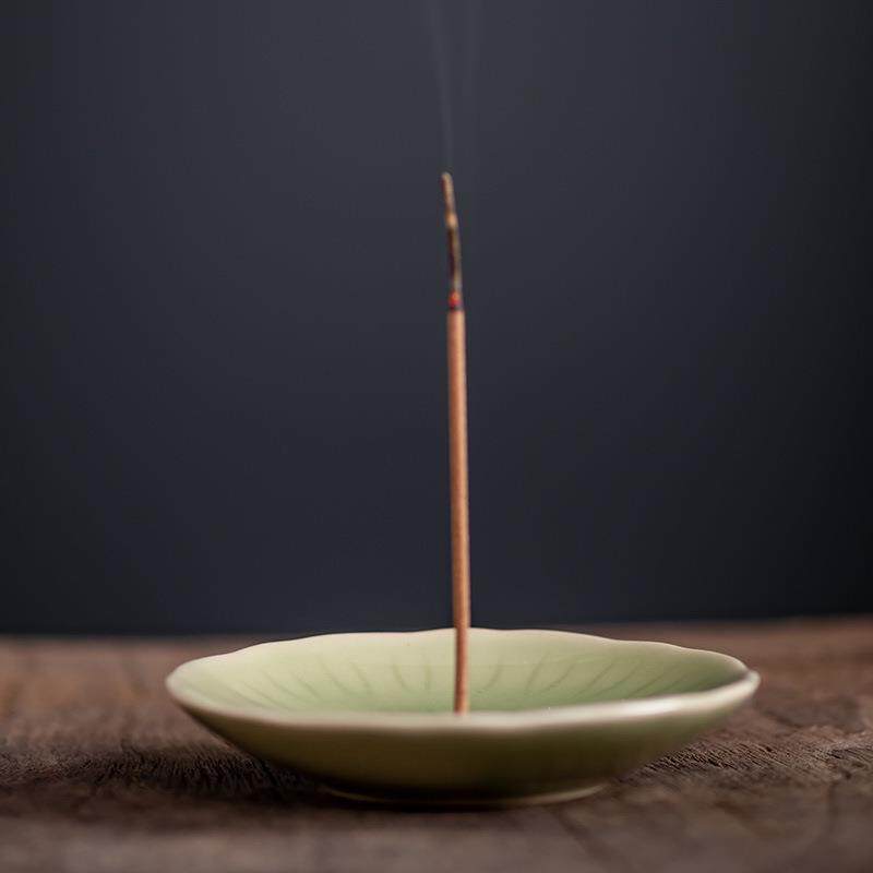 小号宋青线香插创意陶瓷线香插家用室内沉香檀香香托香座焚香器