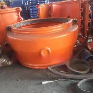 大小头哈夫节球墨铸铁哈夫节管道堵漏器补漏抢修节厂家加工定制