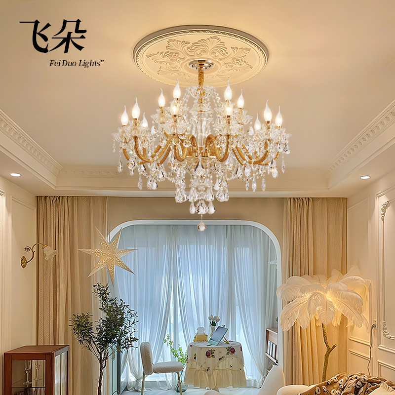 飞朵法式金色水晶吊灯