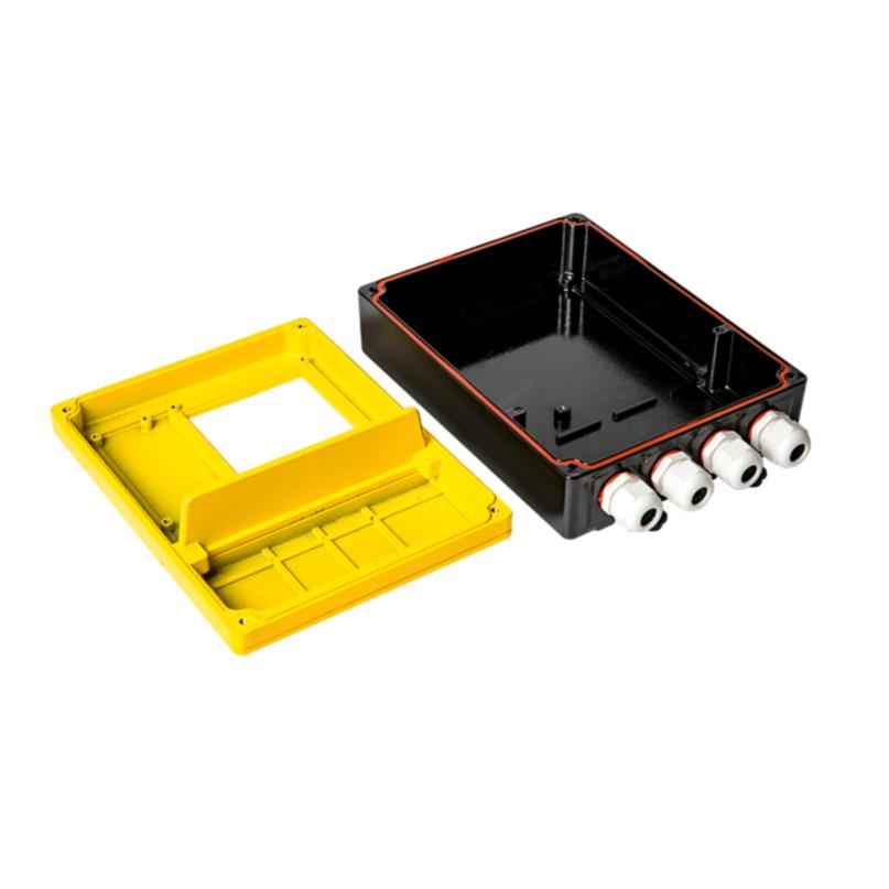 分体式电磁流量计转换器表头壳电磁流量计外壳铝壳仪表壳体