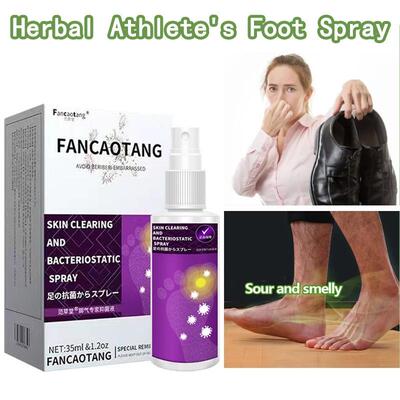 Smelly Feet Herbal Anti-Fungal Athletes Foot Spray Itching