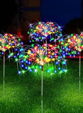 Solar LED Firework Fairy Lights Outdoor Garden Decoration